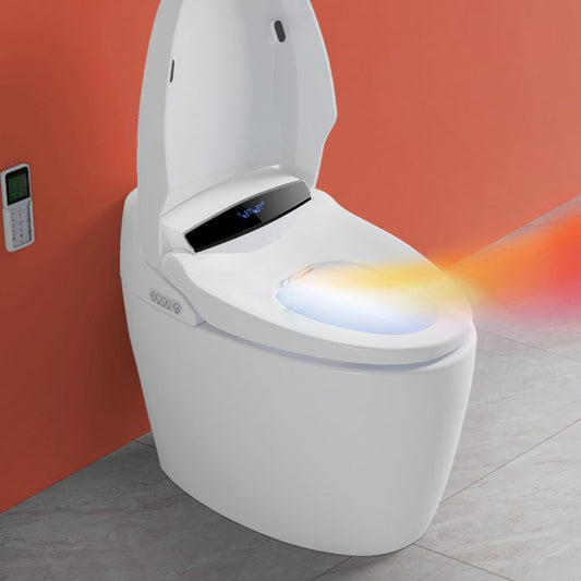 Modern Heated Seat Flush Toilet Floor Mount White Toilet with Toilet Seat Clearhalo 'Bathroom Remodel & Bathroom Fixtures' 'Home Improvement' 'home_improvement' 'home_improvement_toilets' 'Toilets & Bidets' 'Toilets' 1200x1200_765b5000-dcfb-4852-8bc1-de24285ea871