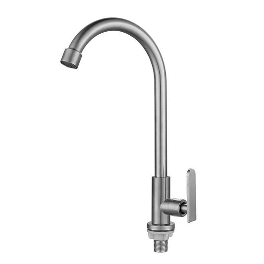Contemporary Single Handle Kitchen Faucet Pull down 1-Hold Bar Faucet Clearhalo 'Home Improvement' 'home_improvement' 'home_improvement_kitchen_faucets' 'Kitchen Faucets' 'Kitchen Remodel & Kitchen Fixtures' 'Kitchen Sinks & Faucet Components' 'kitchen_faucets' 1200x1200_766056cd-b5a4-4026-aa60-275eeeb7425b