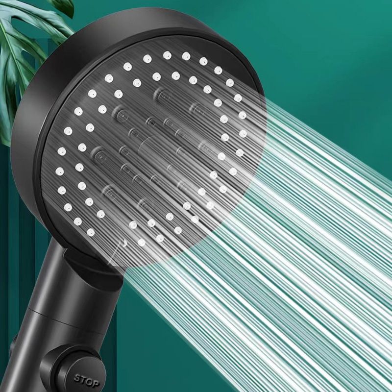 Round Handheld Shower Head Plastic Adjustable Spray Pattern Spray Head for Home Clearhalo 'Bathroom Remodel & Bathroom Fixtures' 'Home Improvement' 'home_improvement' 'home_improvement_shower_heads' 'Shower Heads' 'shower_heads' 'Showers & Bathtubs Plumbing' 'Showers & Bathtubs' 1200x1200_767c9dfd-afff-41fa-9be2-78791438a811