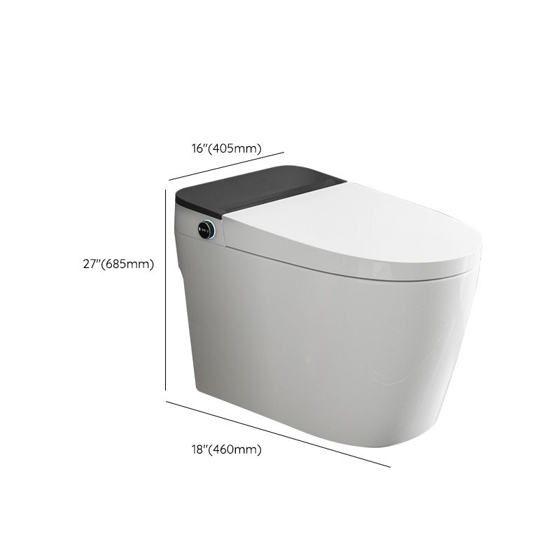 Contemporary Floor Standing Bidet in White Elongated Toilet Clearhalo 'Bathroom Remodel & Bathroom Fixtures' 'Bidets' 'Home Improvement' 'home_improvement' 'home_improvement_bidets' 'Toilets & Bidets' 1200x1200_769ba338-6a7b-4aa0-a5dc-7a73b995301c