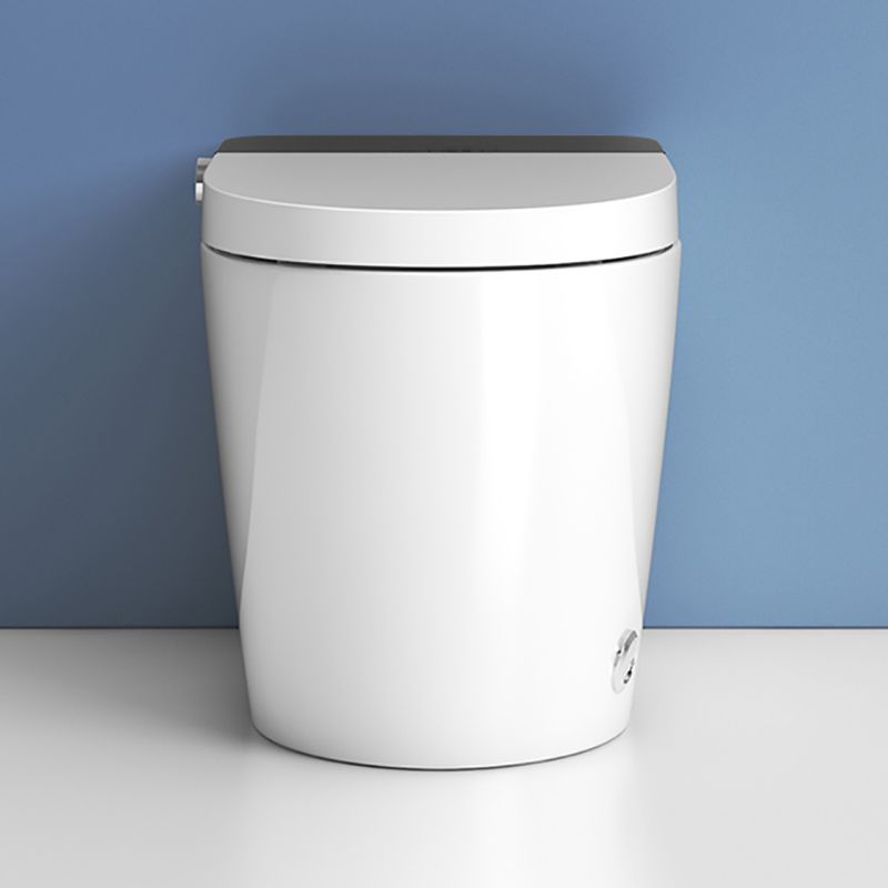 Floor Standing Bidet in White Finish with Heated Seat and Foot Sensor Clearhalo 'Bathroom Remodel & Bathroom Fixtures' 'Bidets' 'Home Improvement' 'home_improvement' 'home_improvement_bidets' 'Toilets & Bidets' 1200x1200_76a2119f-1ec5-43c5-a3f8-98ef6c5bb18c