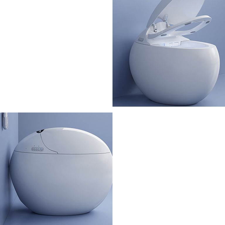 Round One-Piece Smart Toilet Bidet White All-In-One Toilet Bidet Clearhalo 'Bathroom Remodel & Bathroom Fixtures' 'Bidets' 'Home Improvement' 'home_improvement' 'home_improvement_bidets' 'Toilets & Bidets' 1200x1200_76a4fe9d-2f59-4e76-b36a-3745b3eceb81