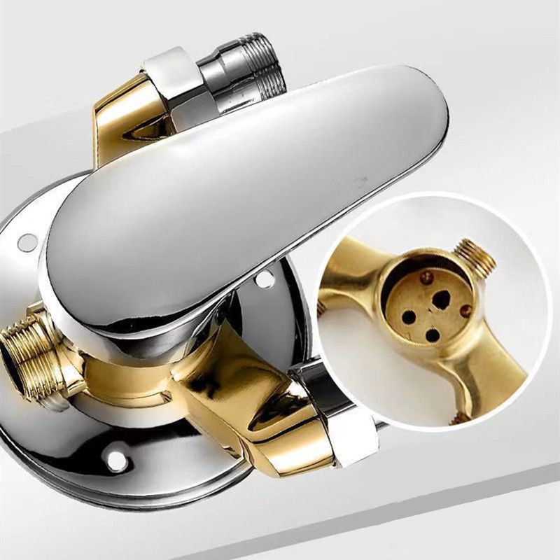 Shower Trim Massage Jet Level Handle Wall Mounted Shower Trim Clearhalo 'Bathroom Remodel & Bathroom Fixtures' 'Home Improvement' 'home_improvement' 'home_improvement_shower_faucets' 'Shower Faucets & Systems' 'shower_faucets' 'Showers & Bathtubs Plumbing' 'Showers & Bathtubs' 1200x1200_76aa22e3-be45-4dc5-88ea-ad4e77cb9f11