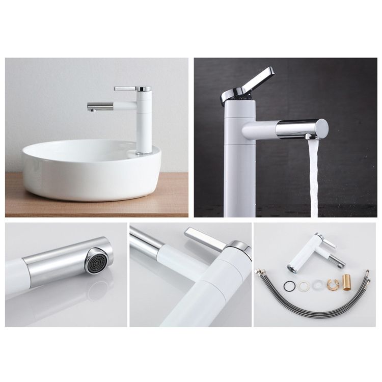 Glam Centerset Faucets Single Lever Handle Faucet for Bathroom Clearhalo 'Bathroom Remodel & Bathroom Fixtures' 'Bathroom Sink Faucets' 'Bathroom Sinks & Faucet Components' 'bathroom_sink_faucets' 'Home Improvement' 'home_improvement' 'home_improvement_bathroom_sink_faucets' 1200x1200_76b1b0d6-cdeb-4610-8395-7e5a97903e6f