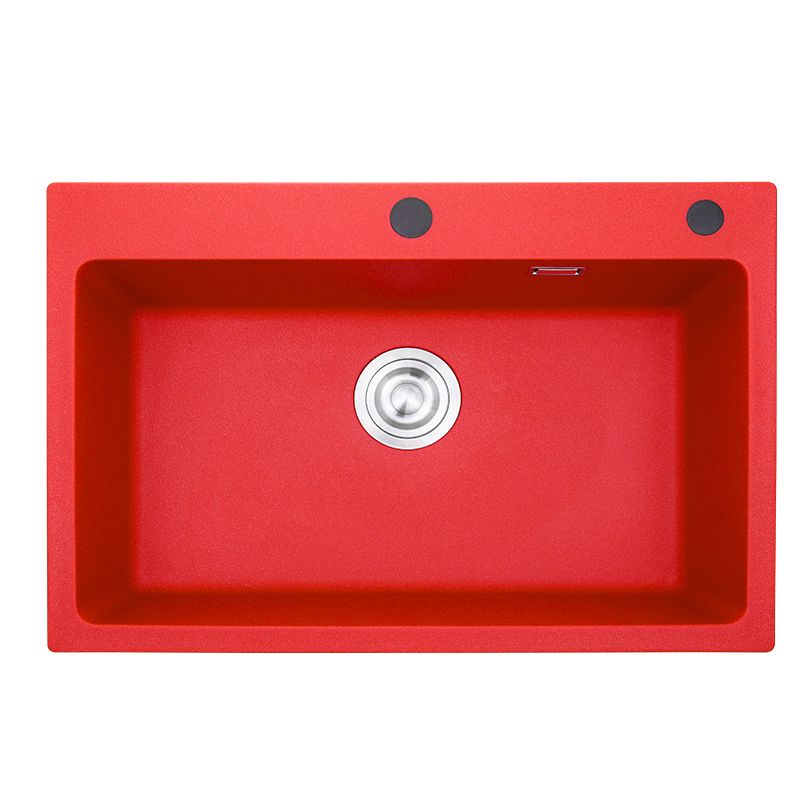 Quartz Kitchen Sink 1-Bowl Kitchen Sink with Rectangular Shape Clearhalo 'Home Improvement' 'home_improvement' 'home_improvement_kitchen_sinks' 'Kitchen Remodel & Kitchen Fixtures' 'Kitchen Sinks & Faucet Components' 'Kitchen Sinks' 'kitchen_sinks' 1200x1200_76bdacb6-b3ae-44a6-a56c-a61221bc17da