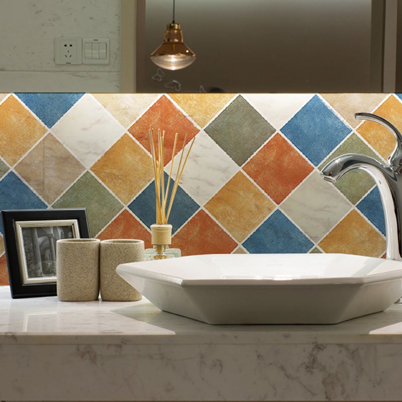 Rectangular Wall Tile Peel and Stick Geometric Print Stick Kitchen Wallpaper Clearhalo 'Flooring 'Home Improvement' 'home_improvement' 'home_improvement_peel_stick_blacksplash' 'Peel & Stick Backsplash Tile' 'peel_stick_blacksplash' 'Walls & Ceilings' Walls and Ceiling' 1200x1200_76f64b13-fad7-4bc1-bf26-4646d4c7fe34