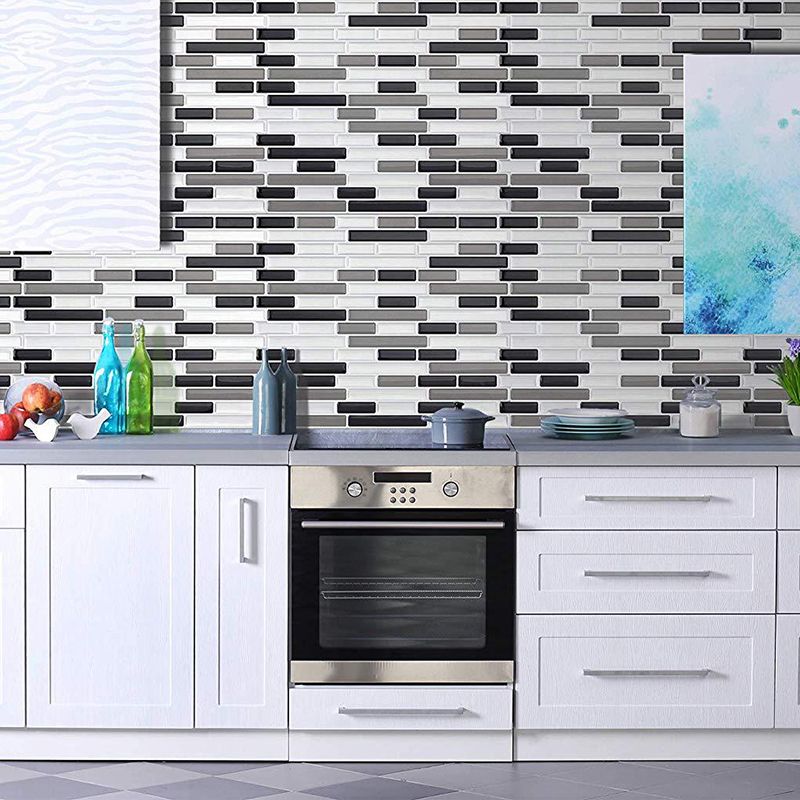 Peel & Stick Subway Tile Stain Resistant Plastic Rectangle Peel and Stick Tile 2 Pack Clearhalo 'Flooring 'Home Improvement' 'home_improvement' 'home_improvement_peel_stick_blacksplash' 'Peel & Stick Backsplash Tile' 'peel_stick_blacksplash' 'Walls & Ceilings' Walls and Ceiling' 1200x1200_76f7f58f-f4c7-4189-a4a2-12c8e31ed2fb
