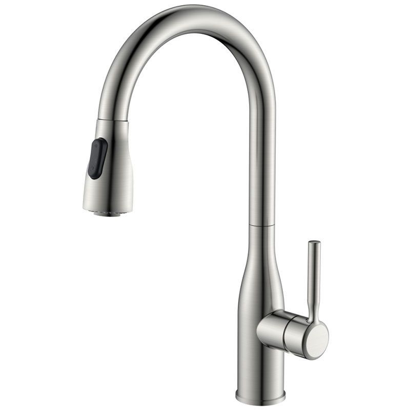 Modern Style Copper Kitchen Faucet Single Handle High Arc Kitchen Faucet Clearhalo 'Home Improvement' 'home_improvement' 'home_improvement_kitchen_faucets' 'Kitchen Faucets' 'Kitchen Remodel & Kitchen Fixtures' 'Kitchen Sinks & Faucet Components' 'kitchen_faucets' 1200x1200_77015824-a694-4bb5-b961-f8540b473b6f