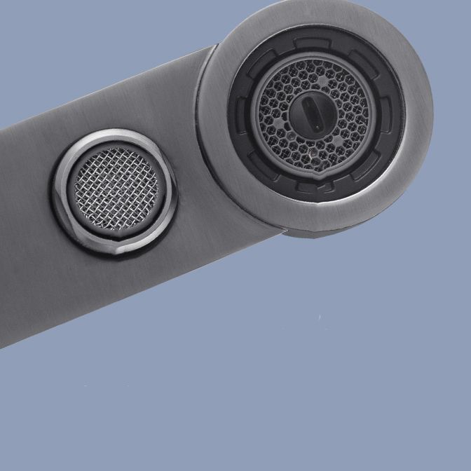 Swivel Spout Kitchen Sink Faucet High Arc with Pull Down Sprayer Clearhalo 'Home Improvement' 'home_improvement' 'home_improvement_kitchen_faucets' 'Kitchen Faucets' 'Kitchen Remodel & Kitchen Fixtures' 'Kitchen Sinks & Faucet Components' 'kitchen_faucets' 1200x1200_770d1f9c-a6e7-4f7b-83b6-3cd61de0e493