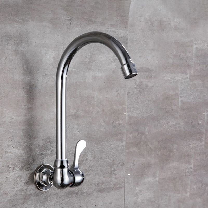 Modern Bar Faucet Brass Knob Handle Wall Mounted Pot Filler Faucet Clearhalo 'Home Improvement' 'home_improvement' 'home_improvement_kitchen_faucets' 'Kitchen Faucets' 'Kitchen Remodel & Kitchen Fixtures' 'Kitchen Sinks & Faucet Components' 'kitchen_faucets' 1200x1200_770f279d-6799-415a-a5e8-5fa24f9b43ee