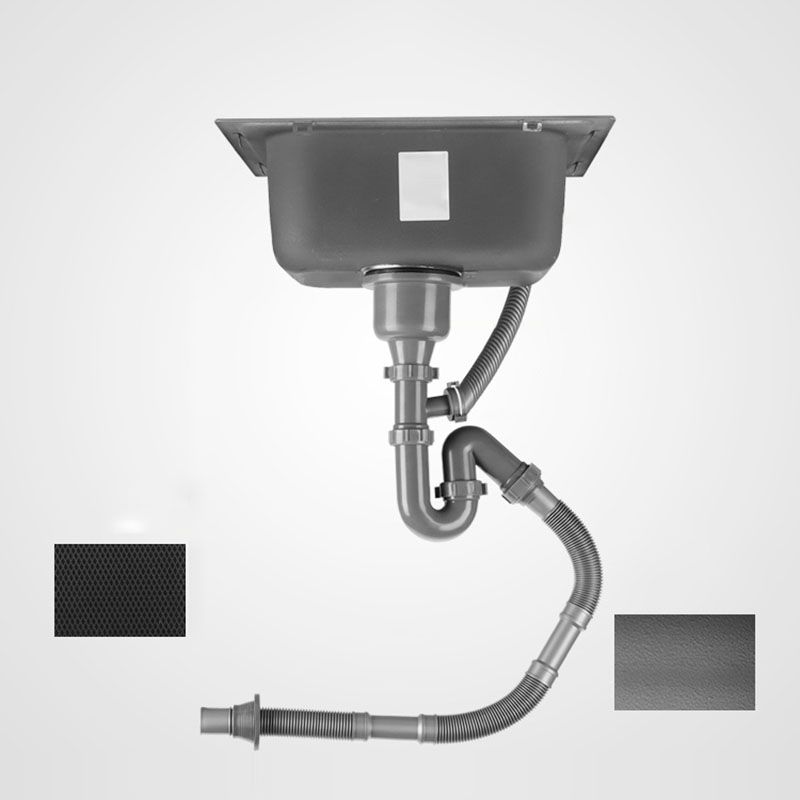 Single Bowl Kitchen Sink Stainless Steel Rectangle Sink with Drain Assembly Clearhalo 'Home Improvement' 'home_improvement' 'home_improvement_kitchen_sinks' 'Kitchen Remodel & Kitchen Fixtures' 'Kitchen Sinks & Faucet Components' 'Kitchen Sinks' 'kitchen_sinks' 1200x1200_77229027-ded1-4642-a101-d441dab550ad