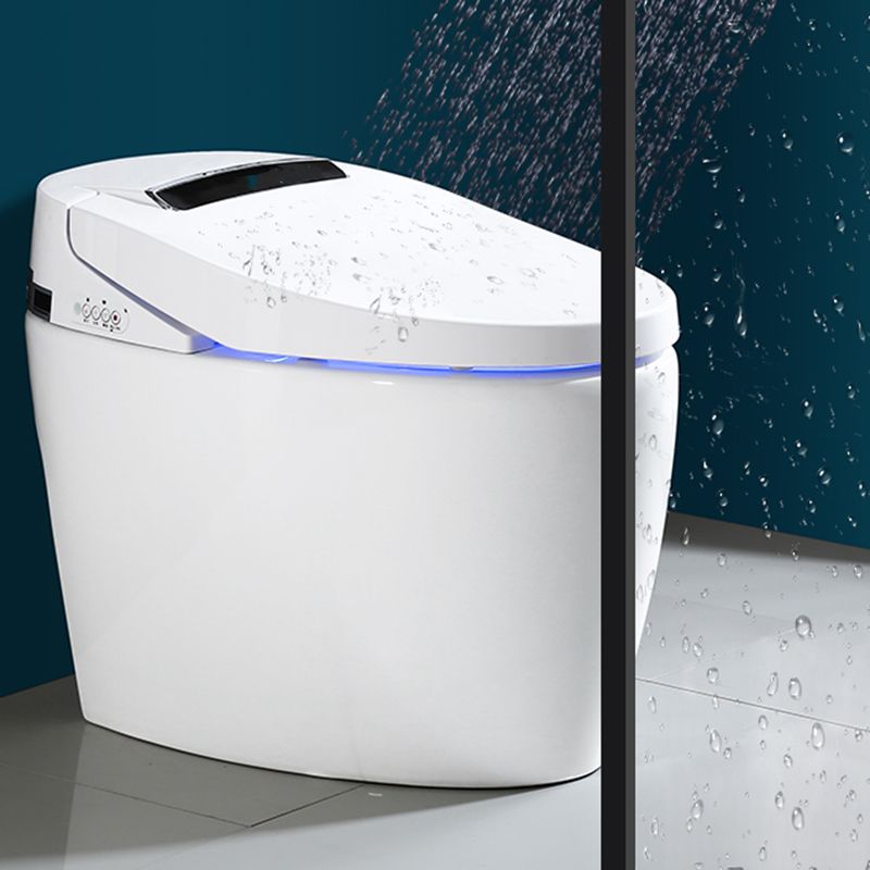 Elongated Smart Toilet Seat Bidet Antimicrobial Bidet Seat with Heated Seat Clearhalo 'Bathroom Remodel & Bathroom Fixtures' 'Bidets' 'Home Improvement' 'home_improvement' 'home_improvement_bidets' 'Toilets & Bidets' 1200x1200_77230b9d-b8a7-4eb0-b452-d5c5afff2352