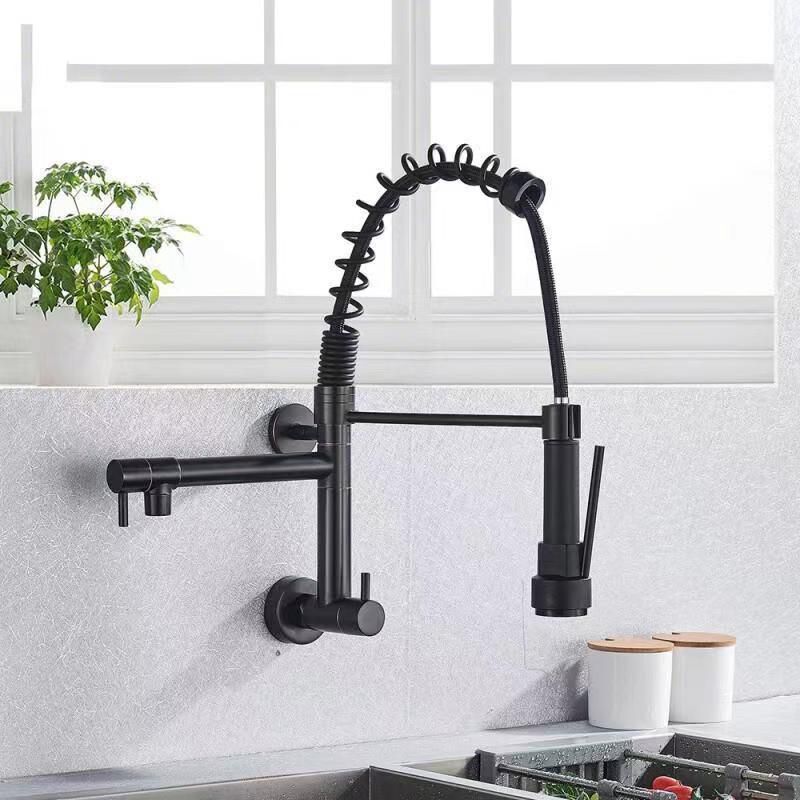 Modern 1-Handle Faucet Touchless Spring Spout Standard Kitchen Faucet Clearhalo 'Home Improvement' 'home_improvement' 'home_improvement_kitchen_faucets' 'Kitchen Faucets' 'Kitchen Remodel & Kitchen Fixtures' 'Kitchen Sinks & Faucet Components' 'kitchen_faucets' 1200x1200_773b4f86-4d52-4c52-bf12-419d57575eaa