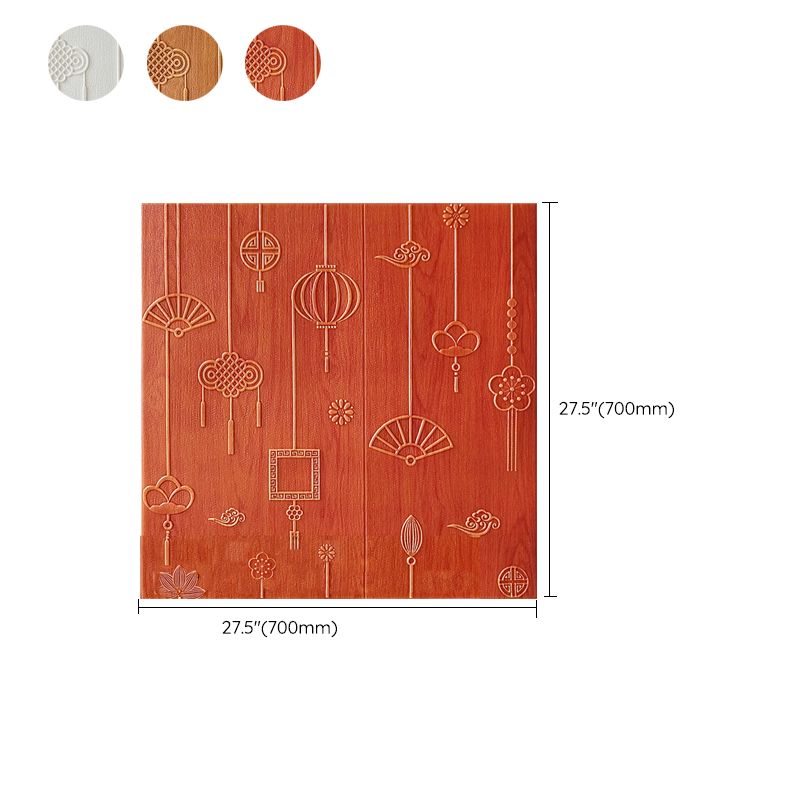 Contemporary Wall Panels Peel and Stick Waterproof Cartoon 3D Print Wall Paneling Clearhalo 'Flooring 'Home Improvement' 'home_improvement' 'home_improvement_wall_paneling' 'Wall Paneling' 'wall_paneling' 'Walls & Ceilings' Walls and Ceiling' 1200x1200_7741dc95-4349-414b-8715-5a8b8751c0cf