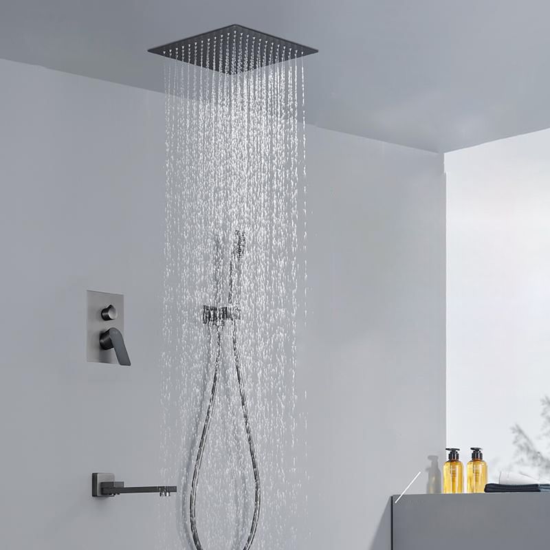 Modern Shower Trim Brass Handheld Shower Head Ceiling Mounted Shower System Clearhalo 'Bathroom Remodel & Bathroom Fixtures' 'Home Improvement' 'home_improvement' 'home_improvement_shower_faucets' 'Shower Faucets & Systems' 'shower_faucets' 'Showers & Bathtubs Plumbing' 'Showers & Bathtubs' 1200x1200_774ea3a1-80f8-4b71-a924-edf7e7a338df