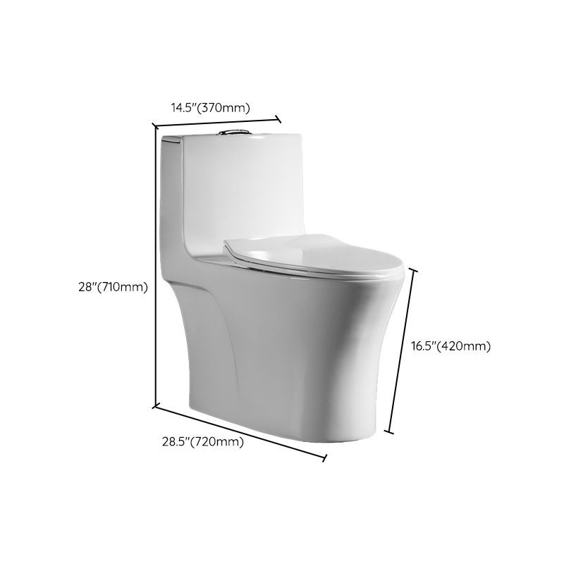 Modern 1-Piece Toilet Bowl White Urine Toilet with Slow Close Seat for Bathroom Clearhalo 'Bathroom Remodel & Bathroom Fixtures' 'Home Improvement' 'home_improvement' 'home_improvement_toilets' 'Toilets & Bidets' 'Toilets' 1200x1200_775bdb72-8e1b-467c-8141-552450582674