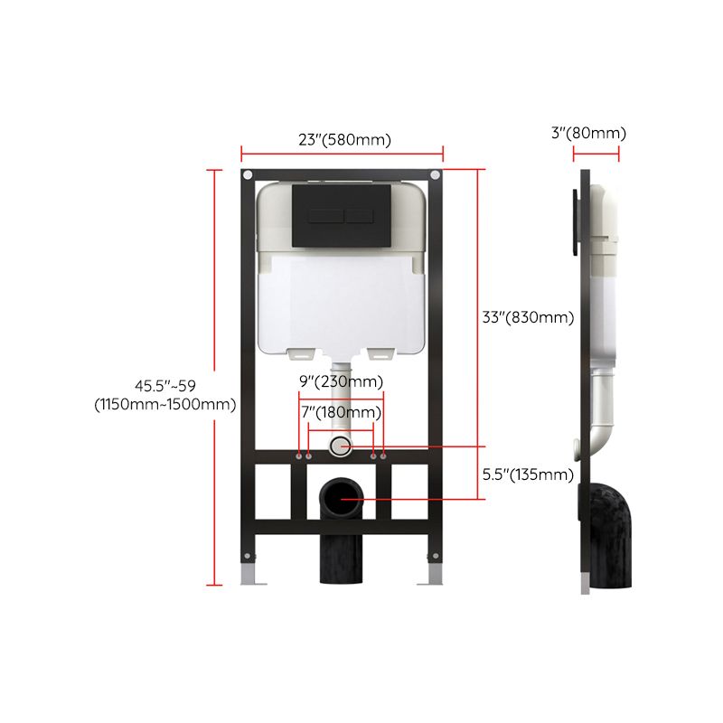 Wall Mount All-In-One Toilet Bowl Porcelain Contemporary Flush Toilet Clearhalo 'Bathroom Remodel & Bathroom Fixtures' 'Home Improvement' 'home_improvement' 'home_improvement_toilets' 'Toilets & Bidets' 'Toilets' 1200x1200_7775e77b-d048-445c-8f4b-08ee66071bd6