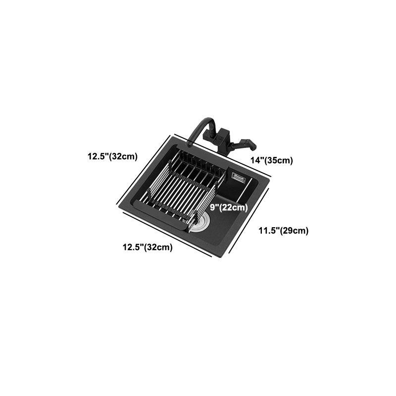 Black Quartz Sink Drop-In Kitchen Sink with with Drain Assembly Clearhalo 'Home Improvement' 'home_improvement' 'home_improvement_kitchen_sinks' 'Kitchen Remodel & Kitchen Fixtures' 'Kitchen Sinks & Faucet Components' 'Kitchen Sinks' 'kitchen_sinks' 1200x1200_777f75bb-e69c-428b-a55d-16196bf7f147