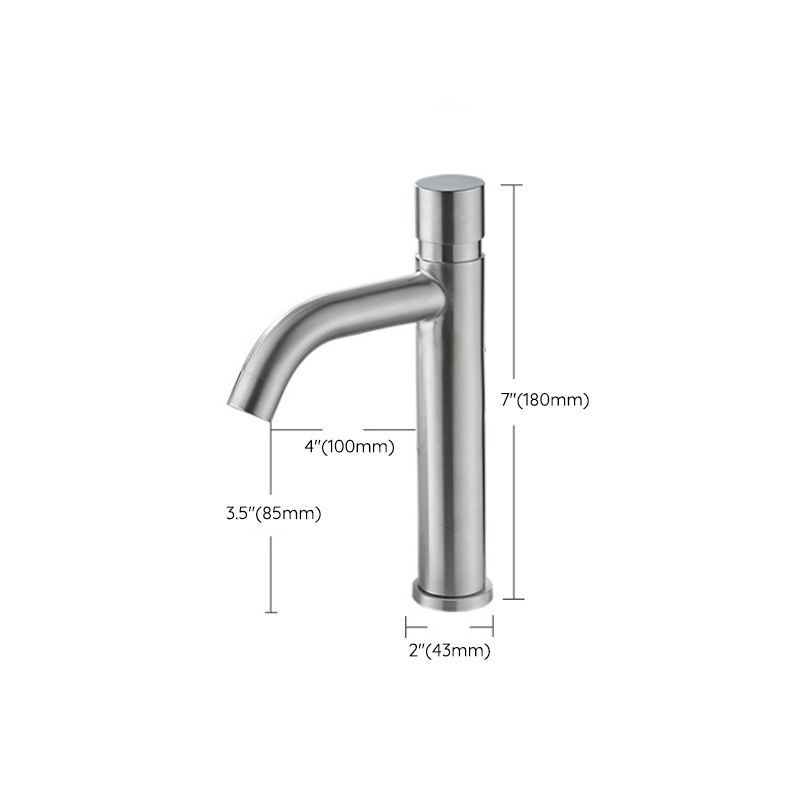 Modern Low Arc Sink Faucet with Single Handle Bathroom Sink Faucet Clearhalo 'Bathroom Remodel & Bathroom Fixtures' 'Bathroom Sink Faucets' 'Bathroom Sinks & Faucet Components' 'bathroom_sink_faucets' 'Home Improvement' 'home_improvement' 'home_improvement_bathroom_sink_faucets' 1200x1200_7789aa17-5df4-4f29-993d-b150820c54dc