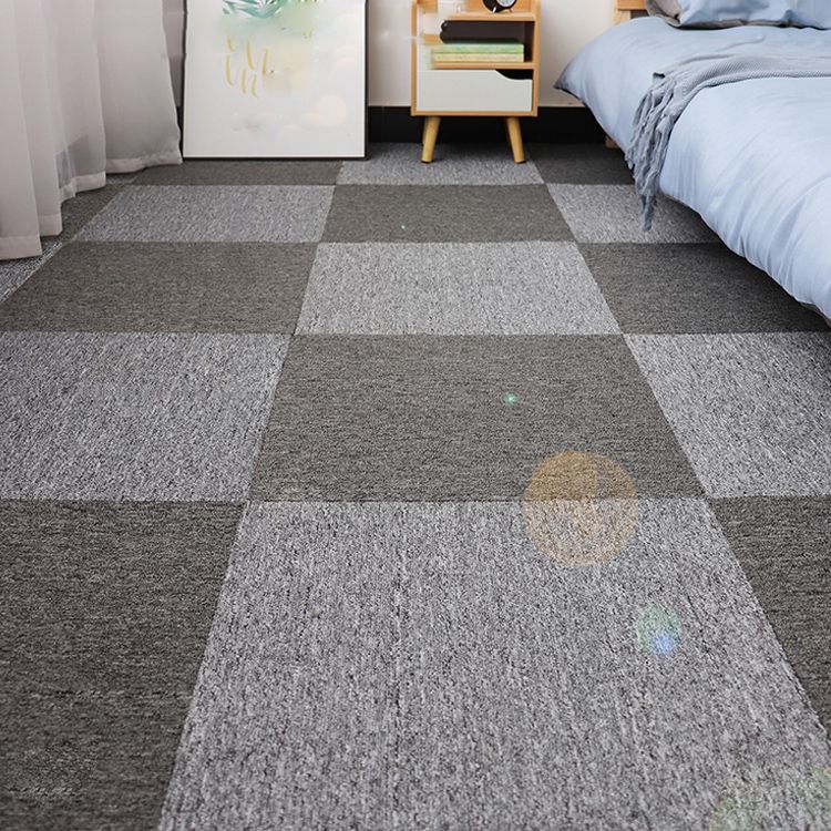 Modern Carpet Tiles Level Loop Self Adhesive Stain Resistant Carpet Tile Clearhalo 'Carpet Tiles & Carpet Squares' 'carpet_tiles_carpet_squares' 'Flooring 'Home Improvement' 'home_improvement' 'home_improvement_carpet_tiles_carpet_squares' Walls and Ceiling' 1200x1200_77932fc3-388b-4516-851e-5d5011ec60a6