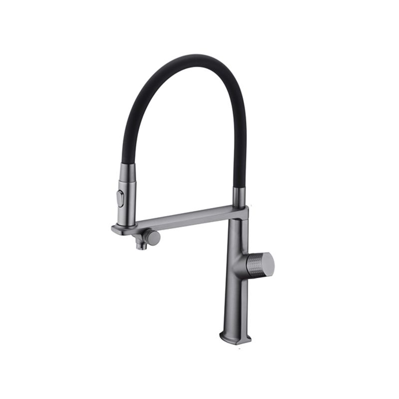Farmhouse Spring Spout Water Filler One Handle High Arch Kitchen Faucet Clearhalo 'Home Improvement' 'home_improvement' 'home_improvement_kitchen_faucets' 'Kitchen Faucets' 'Kitchen Remodel & Kitchen Fixtures' 'Kitchen Sinks & Faucet Components' 'kitchen_faucets' 1200x1200_77c98751-ca56-4b94-b95a-80ac4d3ec398