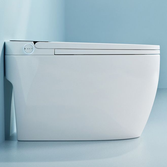 Foot Sensor Contemporary Ceramic White Elongated Smart Toilet Clearhalo 'Bathroom Remodel & Bathroom Fixtures' 'Bidets' 'Home Improvement' 'home_improvement' 'home_improvement_bidets' 'Toilets & Bidets' 1200x1200_77ebaddc-e8a1-41db-b59f-684b3c061d92