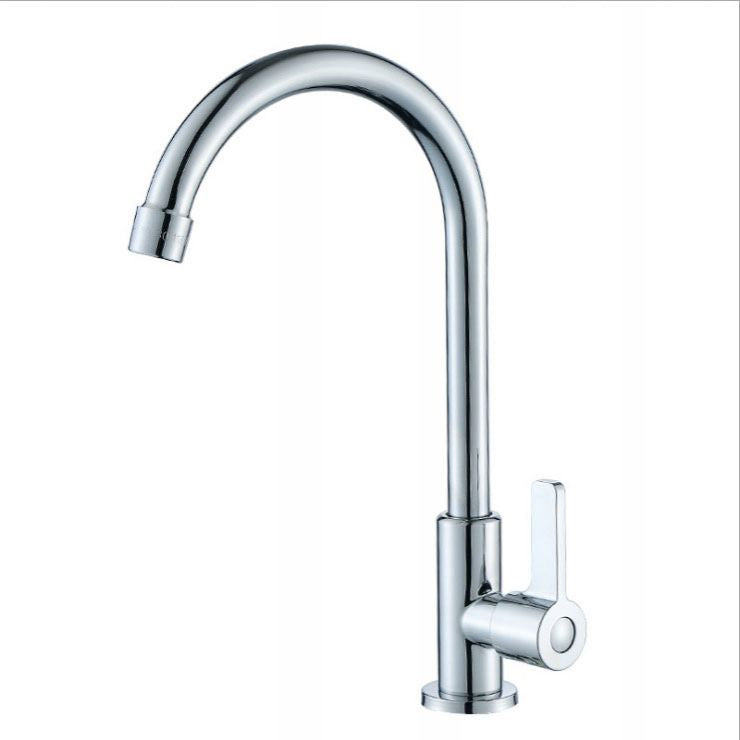 Modern Pull Down One Handle Kitchen Faucet High Arch Filler with No Sensor Clearhalo 'Home Improvement' 'home_improvement' 'home_improvement_kitchen_faucets' 'Kitchen Faucets' 'Kitchen Remodel & Kitchen Fixtures' 'Kitchen Sinks & Faucet Components' 'kitchen_faucets' 1200x1200_78205cdc-7be3-42cb-b285-72fd530165b0