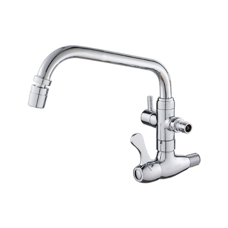 Modern Faucets 2-Handle and 1-Hole Copper Wall Mounted Pot Filler Faucet Clearhalo 'Home Improvement' 'home_improvement' 'home_improvement_kitchen_faucets' 'Kitchen Faucets' 'Kitchen Remodel & Kitchen Fixtures' 'Kitchen Sinks & Faucet Components' 'kitchen_faucets' 1200x1200_7833c679-6a72-4f66-84de-5915c99a2016