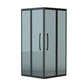Square Black Framed Shower Enclosure Tempered Glass Shower Kit with Double Door Handles Clearhalo 'Bathroom Remodel & Bathroom Fixtures' 'Home Improvement' 'home_improvement' 'home_improvement_shower_stalls_enclosures' 'Shower Stalls & Enclosures' 'shower_stalls_enclosures' 'Showers & Bathtubs' 1200x1200_783beb38-da5e-4358-a1b7-f66906aa860e