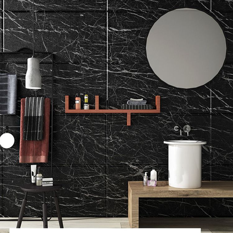 Marbling Scratch Resistant Tile PVC Singular Peel & Stick Tile for Backsplash Wall Clearhalo 'Flooring 'Home Improvement' 'home_improvement' 'home_improvement_peel_stick_blacksplash' 'Peel & Stick Backsplash Tile' 'peel_stick_blacksplash' 'Walls & Ceilings' Walls and Ceiling' 1200x1200_783c80a8-4e81-49b6-bb23-36ed11633b0e