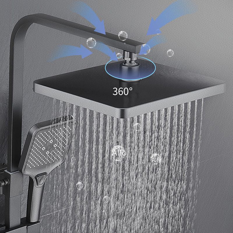 Modern Gray Shower Set 2 Shower Heads Shower System for Bathroom Clearhalo 'Bathroom Remodel & Bathroom Fixtures' 'Home Improvement' 'home_improvement' 'home_improvement_shower_faucets' 'Shower Faucets & Systems' 'shower_faucets' 'Showers & Bathtubs Plumbing' 'Showers & Bathtubs' 1200x1200_78660bd9-9b3c-4f6e-97d6-d7512c69b58f