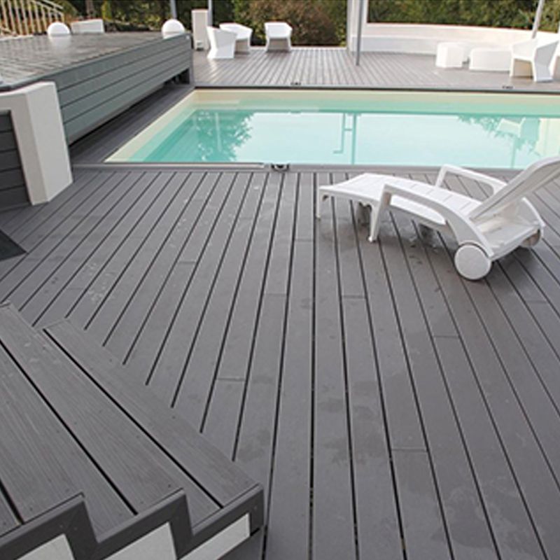 Composite Deck Plank Solid Color Wire Brushed Deck Tiles for Outdoor Clearhalo 'Home Improvement' 'home_improvement' 'home_improvement_outdoor_deck_tiles_planks' 'Outdoor Deck Tiles & Planks' 'Outdoor Flooring & Tile' 'Outdoor Remodel' 'outdoor_deck_tiles_planks' 1200x1200_786ee4d1-dff3-4bda-9317-fcdf9f0b50ff