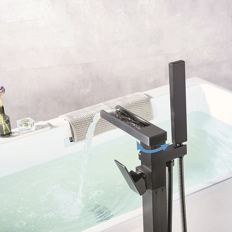 Floor Mounted Copper Freestanding Tub Filler One Handle Freestanding Bathtub Faucet Clearhalo 'Bathroom Remodel & Bathroom Fixtures' 'Bathtub Faucets' 'bathtub_faucets' 'Home Improvement' 'home_improvement' 'home_improvement_bathtub_faucets' 1200x1200_7870ff15-dcec-4dd6-a66a-2653c981b93c