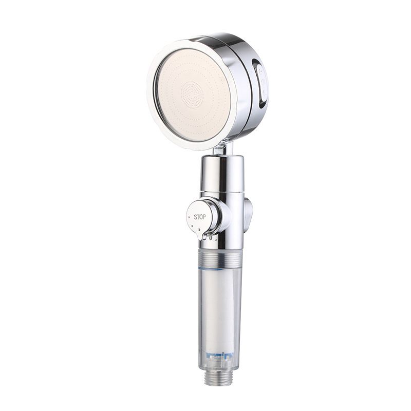 Adjustable Water Flow Shower Head Solid Color 3 Settings Round Handheld Shower Head Clearhalo 'Bathroom Remodel & Bathroom Fixtures' 'Home Improvement' 'home_improvement' 'home_improvement_shower_heads' 'Shower Heads' 'shower_heads' 'Showers & Bathtubs Plumbing' 'Showers & Bathtubs' 1200x1200_78829af8-37b3-4bbc-a1e8-dd9fbf88ccaf