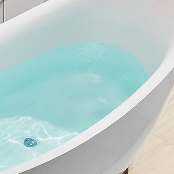 Modern Acrylic Bathtub Home and Hotel Freestanding Bath Tub in White Clearhalo 'Bathroom Remodel & Bathroom Fixtures' 'Bathtubs' 'Home Improvement' 'home_improvement' 'home_improvement_bathtubs' 'Showers & Bathtubs' 1200x1200_789b9a54-2e35-4bc5-b339-37f90d5d1b76