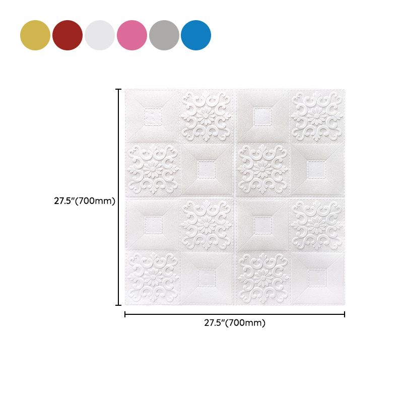 Modern Wall Paneling Foam 3D Embossed Peel and Stick Wall Panel Clearhalo 'Flooring 'Home Improvement' 'home_improvement' 'home_improvement_wall_paneling' 'Wall Paneling' 'wall_paneling' 'Walls & Ceilings' Walls and Ceiling' 1200x1200_78afad4d-c03f-409a-981b-9c4cd46cfcae