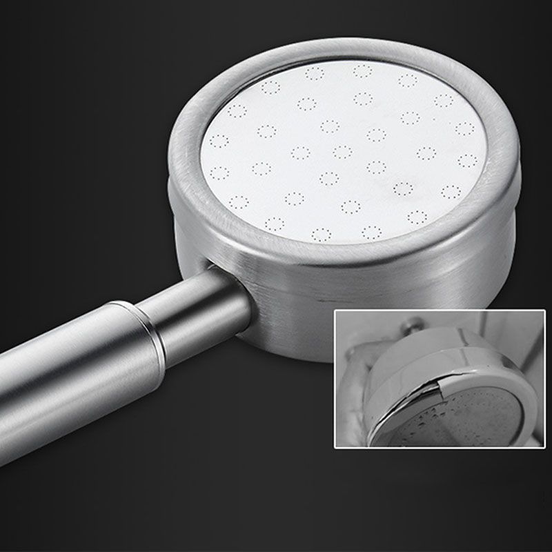 Metal Handheld Shower Head Modern Solid Color Round Shower Heads Clearhalo 'Bathroom Remodel & Bathroom Fixtures' 'Home Improvement' 'home_improvement' 'home_improvement_shower_heads' 'Shower Heads' 'shower_heads' 'Showers & Bathtubs Plumbing' 'Showers & Bathtubs' 1200x1200_78bf7258-c61b-4abf-9375-c32f3f4b1023
