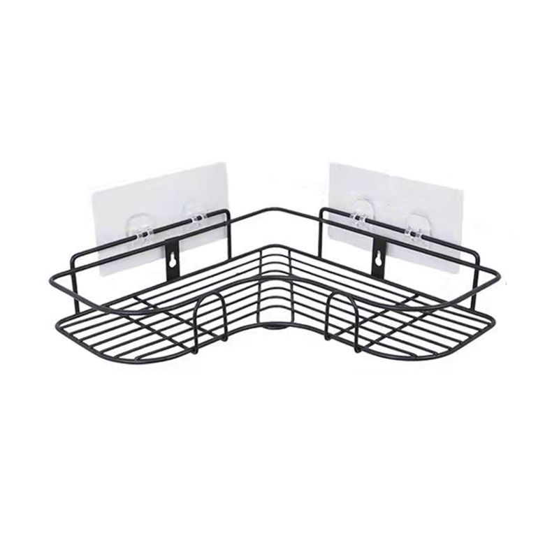 Modern Bath Hardware Set Adhesive Mount Bathroom Hardware Set with Bath Shelf Clearhalo 'Bathroom Hardware Sets' 'Bathroom Hardware' 'Bathroom Remodel & Bathroom Fixtures' 'bathroom_hardware_sets' 'Home Improvement' 'home_improvement' 'home_improvement_bathroom_hardware_sets' 1200x1200_78c41947-ea1a-44eb-92f9-cd1efb8e7461