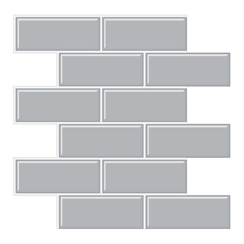 Tile-Peel & Stick Rectangle Waterproof Solid Plastic Peel & Stick Subway Tile for Shower Clearhalo 'Flooring 'Home Improvement' 'home_improvement' 'home_improvement_peel_stick_blacksplash' 'Peel & Stick Backsplash Tile' 'peel_stick_blacksplash' 'Walls & Ceilings' Walls and Ceiling' 1200x1200_78c96290-23fd-4860-b835-f93686a9f1c4
