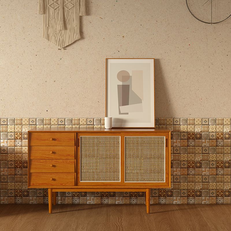 Contemporary Peel and Stick Tile Mosaic Tile Peel and Stick Wall Tile Clearhalo 'Flooring 'Home Improvement' 'home_improvement' 'home_improvement_peel_stick_blacksplash' 'Peel & Stick Backsplash Tile' 'peel_stick_blacksplash' 'Walls & Ceilings' Walls and Ceiling' 1200x1200_78d1f786-b64d-4b95-817e-7f61d70f2755