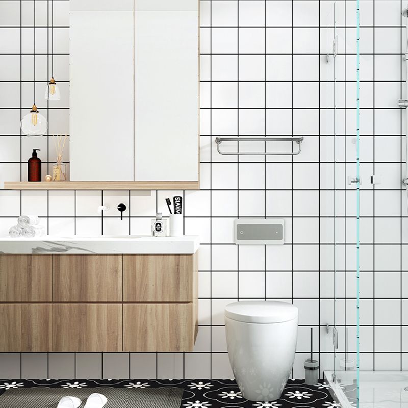 Modern Kitchen Backsplash Wallpaper Printed Peel and Stick Backsplash Tiles Clearhalo 'Flooring 'Home Improvement' 'home_improvement' 'home_improvement_peel_stick_blacksplash' 'Peel & Stick Backsplash Tile' 'peel_stick_blacksplash' 'Walls & Ceilings' Walls and Ceiling' 1200x1200_78d66947-63bc-4b2a-b8d3-0eb9acc9b708