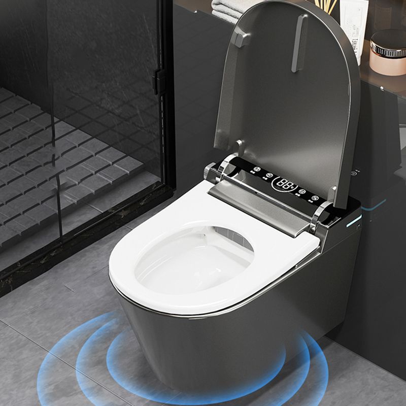 Minimalism Wall Mounted Bidet Elongated Foot Sensor Ceramic Heated Seat Clearhalo 'Bathroom Remodel & Bathroom Fixtures' 'Bidets' 'Home Improvement' 'home_improvement' 'home_improvement_bidets' 'Toilets & Bidets' 1200x1200_78fac84a-4e8f-4353-9505-f71bf5c0f3d3