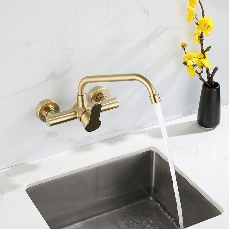 Modern Faucet 1-Handle 2-Hole Single Level Low Profile Pot Filler Faucet Clearhalo 'Home Improvement' 'home_improvement' 'home_improvement_kitchen_faucets' 'Kitchen Faucets' 'Kitchen Remodel & Kitchen Fixtures' 'Kitchen Sinks & Faucet Components' 'kitchen_faucets' 1200x1200_790a919c-c07f-48ee-b81d-76f6aecfd3f7