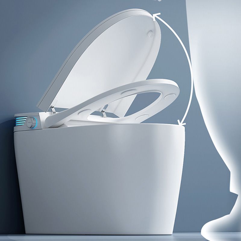 Contemporary Floor Standing Bidet in White Vitreous China Bidets Clearhalo 'Bathroom Remodel & Bathroom Fixtures' 'Bidets' 'Home Improvement' 'home_improvement' 'home_improvement_bidets' 'Toilets & Bidets' 1200x1200_79227cf6-8037-446b-afb8-fc23553f6f1d