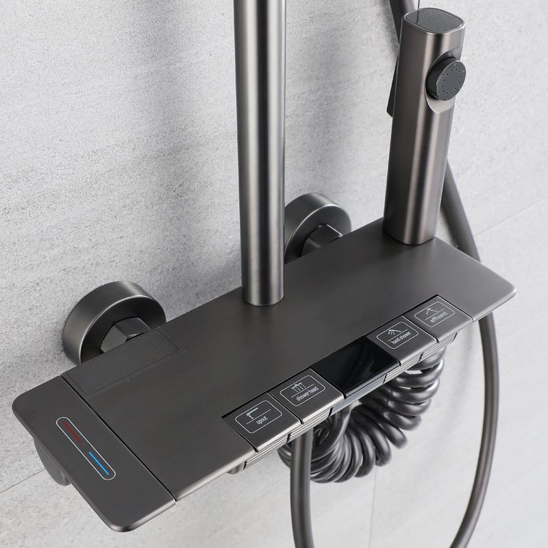 Modern Shower Trim Brass Temperature Control Adjustable Shower Head Shower Set Clearhalo 'Bathroom Remodel & Bathroom Fixtures' 'Home Improvement' 'home_improvement' 'home_improvement_shower_faucets' 'Shower Faucets & Systems' 'shower_faucets' 'Showers & Bathtubs Plumbing' 'Showers & Bathtubs' 1200x1200_79312d9d-cc1e-4b4c-ba59-cc601b2be9cb