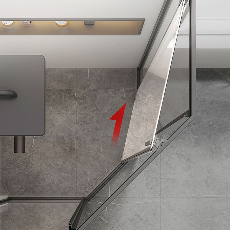 Single Sliding Shower Bath Door Tempered Glass Clear Shower Door Clearhalo 'Bathroom Remodel & Bathroom Fixtures' 'Home Improvement' 'home_improvement' 'home_improvement_shower_tub_doors' 'Shower and Tub Doors' 'shower_tub_doors' 'Showers & Bathtubs' 1200x1200_7935f11b-9a84-4da7-a74b-48153e95875d