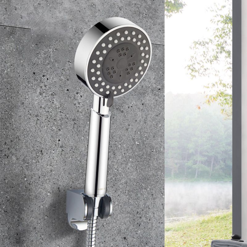 Contemporary Shower Head Combo Metal Round Handheld Shower Head Clearhalo 'Bathroom Remodel & Bathroom Fixtures' 'Home Improvement' 'home_improvement' 'home_improvement_shower_heads' 'Shower Heads' 'shower_heads' 'Showers & Bathtubs Plumbing' 'Showers & Bathtubs' 1200x1200_794fdac8-d3a3-49df-97f0-0fb5f7201aae