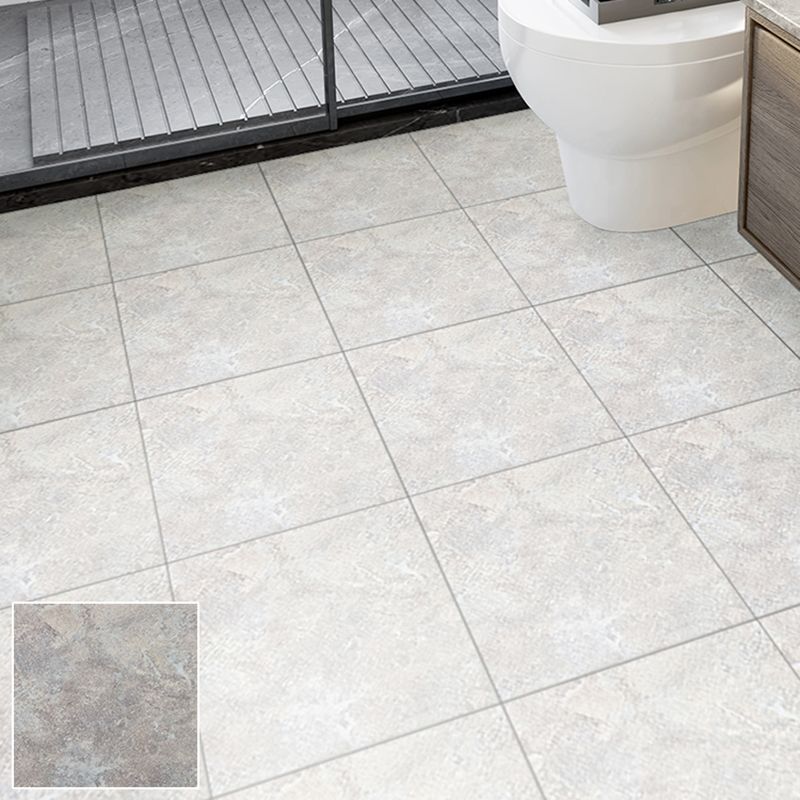 Square Bathroom PVC Flooring 12" x 12" x 0.07mm Peel and Stick Vinyl Flooring Clearhalo 'Flooring 'Home Improvement' 'home_improvement' 'home_improvement_vinyl_flooring' 'Vinyl Flooring' 'vinyl_flooring' Walls and Ceiling' 1200x1200_7952a85a-1230-44ff-a962-0cc5ed8ef5c6