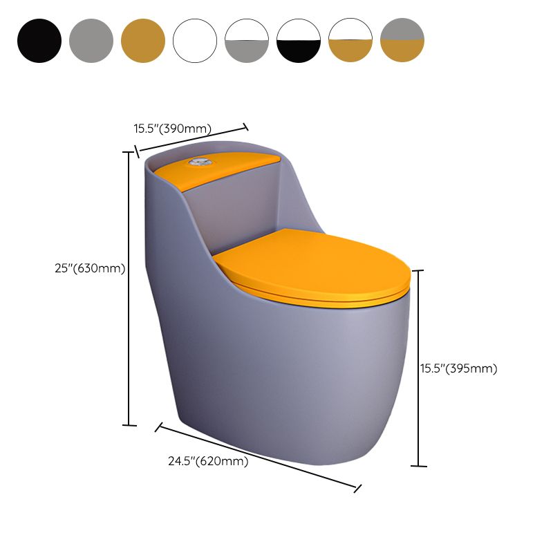 One Piece Toilet Modern Urine Toilet Floor Mounted Porcelain Toilet Bowl Clearhalo 'Bathroom Remodel & Bathroom Fixtures' 'Home Improvement' 'home_improvement' 'home_improvement_toilets' 'Toilets & Bidets' 'Toilets' 1200x1200_7962b566-db92-4b1a-9681-fb41782a3cc9