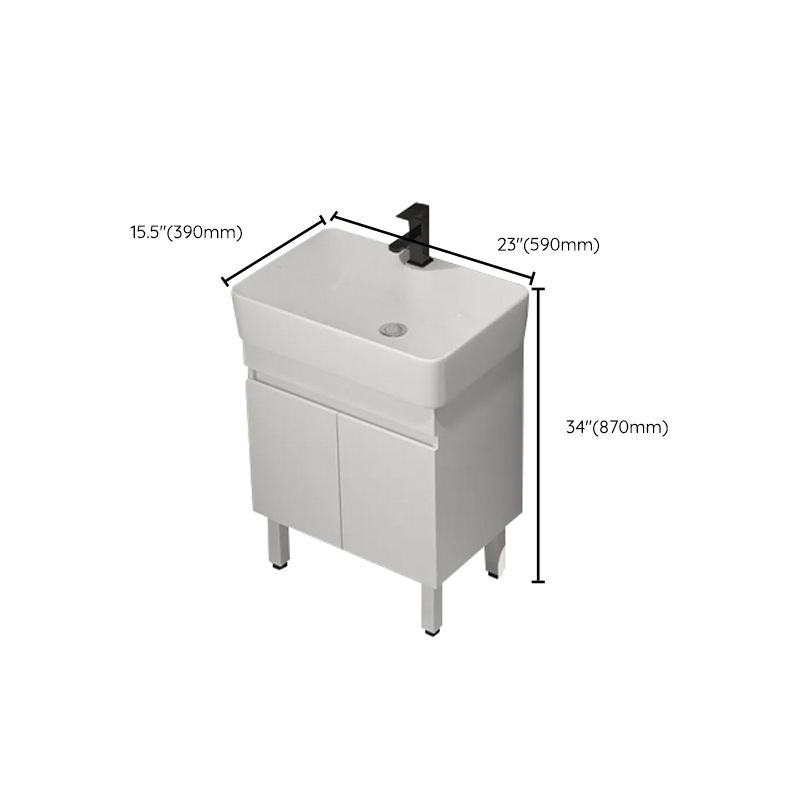 Freestanding Bathroom Vanity Set Modern Faucet Included Bathroom Sink Vanity Clearhalo 'Bathroom Remodel & Bathroom Fixtures' 'Bathroom Vanities' 'bathroom_vanities' 'Home Improvement' 'home_improvement' 'home_improvement_bathroom_vanities' 1200x1200_7968d19a-5407-4cd4-969c-56a7c4bca6d7